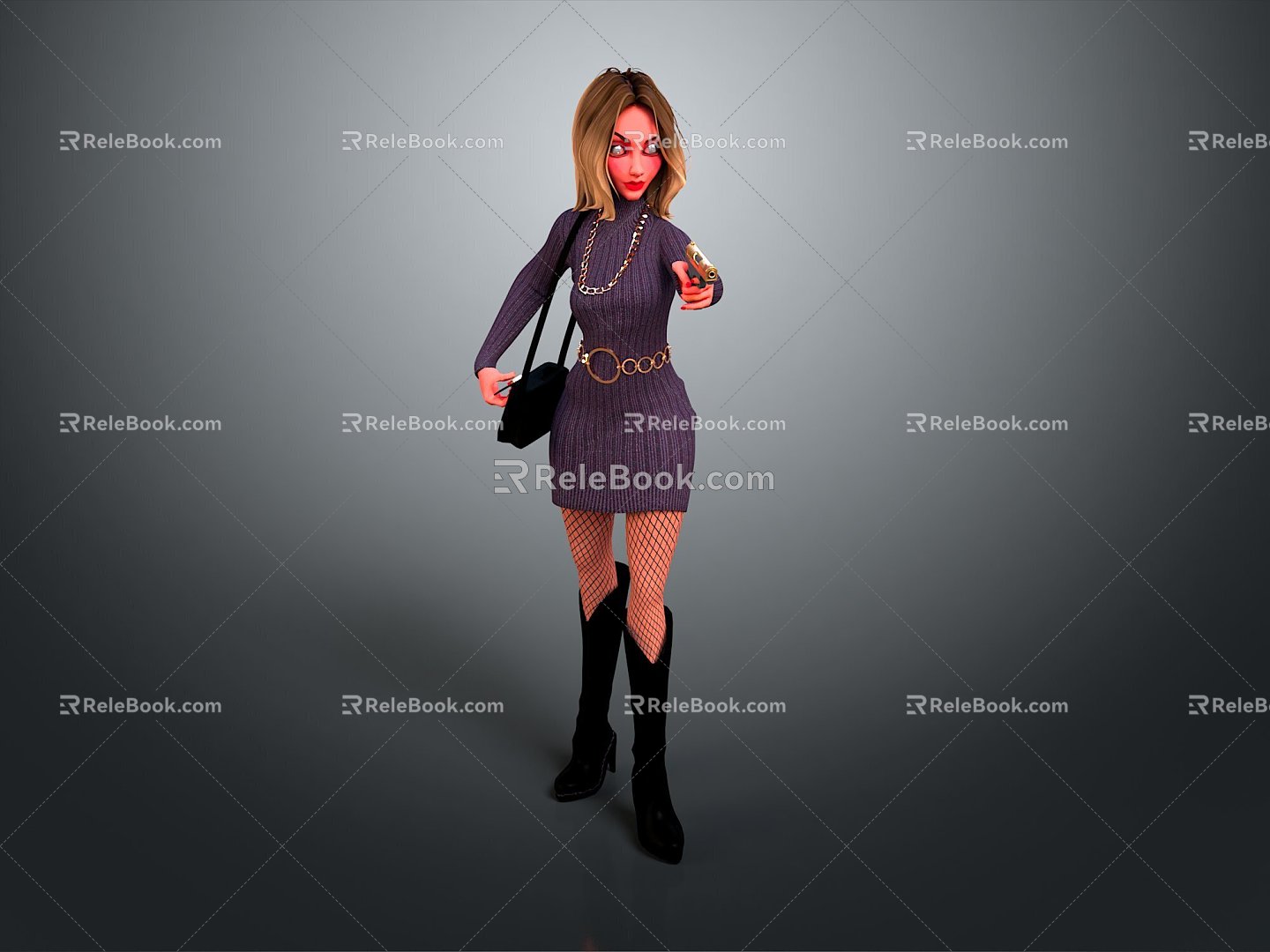 Woman Female Beauty Female Youth Girl Female Character Girl Realistic Woman 3d model