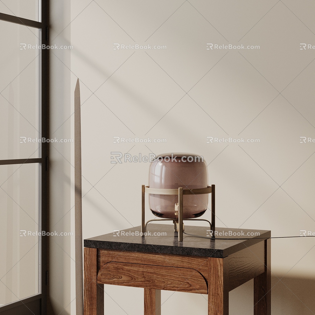 Modern table lamp 3d model