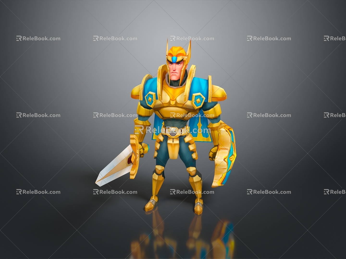 Western Samurai Western Warrior Western Hero Western Warrior Knight Hero Ancient Warrior Paladin 3d model