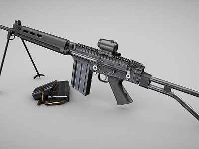 Weapons Assault Rifle model