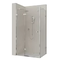 Modern Shower Sauna Enclosure Design With Glass Door Metal Frame And Handheld Shower