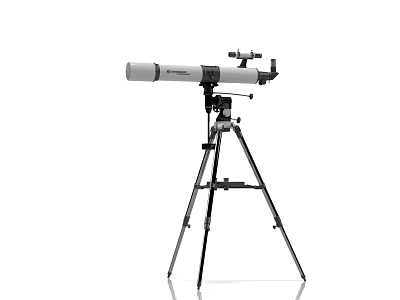 Commercial Telescope With Stable Tripod Mount For Professional Observation Use 3d model