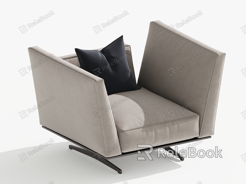 Single sofa single chair leisure chair model