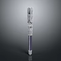 Modern Industrial Mechanical Component With Layered Metal Structure And Cylindrical Design