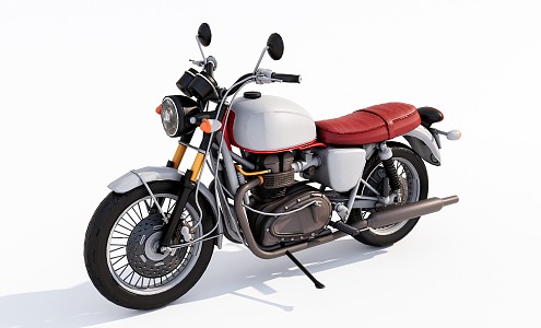 Modern Motorcycle 3d model