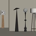 Modern creative floor lamp mushroom floor lamp 3d model
