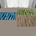 Modern MAXALTO Square Carpet 3d model