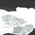 Natural Microtopography With Irregular Rock Formations Moss And Textured Surfaces