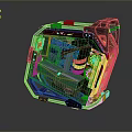 Game host computer host high-end host luxury host high-end computer game computer 3d model