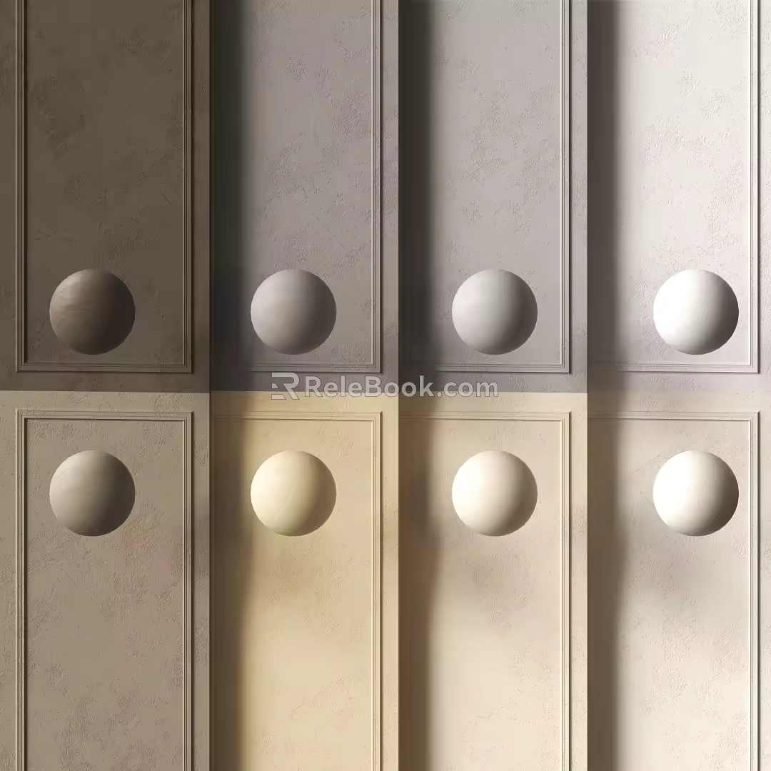 Texture paint clapboard 3d model