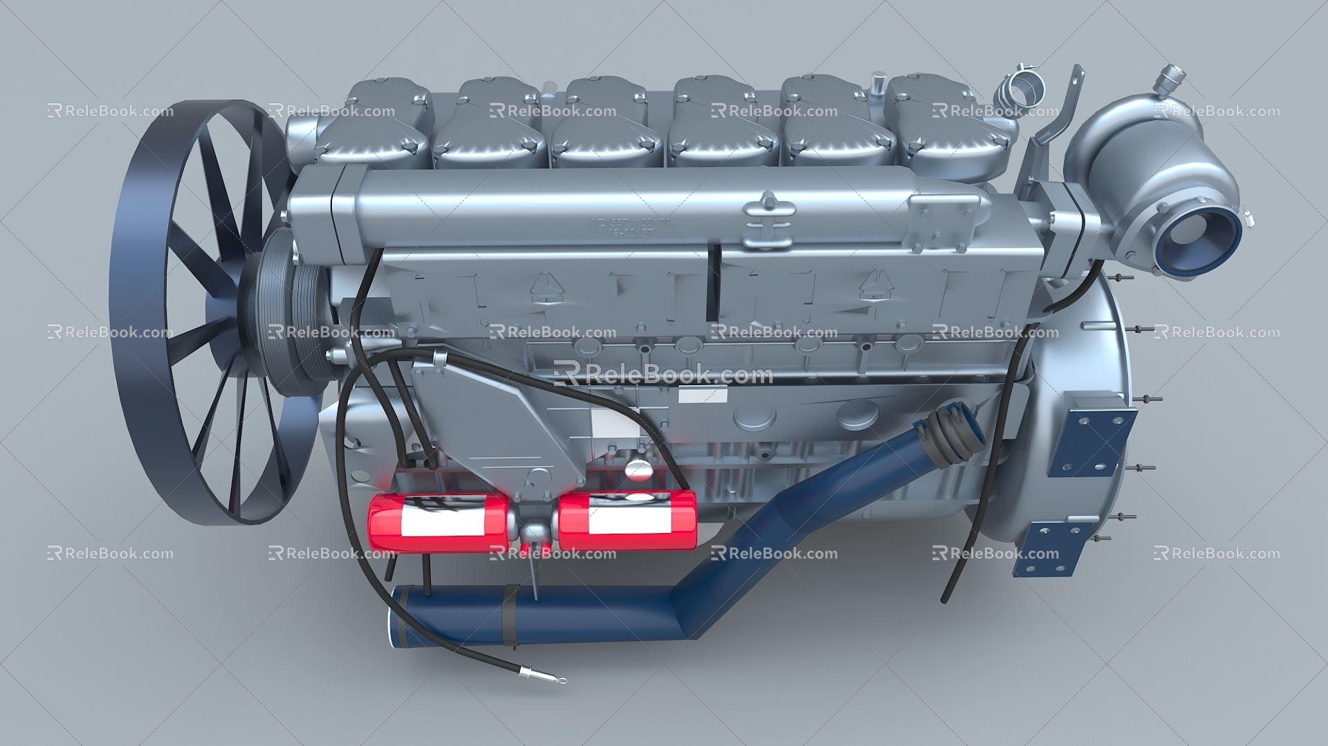 Automotive Engine Equipment 3d model