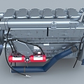 Automotive Engine Equipment 3d model