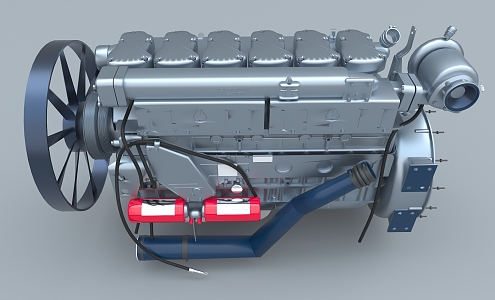 Automotive Engine Equipment 3d model