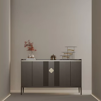 Modern Entrance Cabinet 3d model