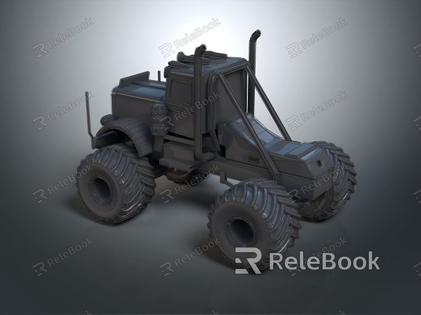 Modern all-terrain vehicle toy car four-wheeler beach car model