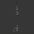 Tactical Military Weapons Featuring Metal Rifles And Machine Gun Designs