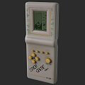 Modern game console handheld game console 3d model