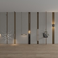 Modern Wall Lamp Art Wall Lamp Long Strip Wall Lamp 3d model