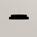 Modern Transparent Circular Ring Chandelier With Illuminated LED Light For Interior