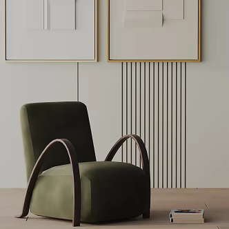 modern leisure chair 3d model