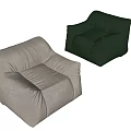Single sofa 3d model