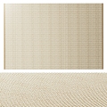 Carpet Floor Mat Rectangular Carpet 3d model