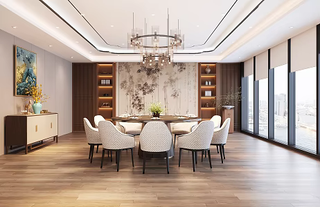 Box Room Restaurant Box Catering Room Catering Room 3d model