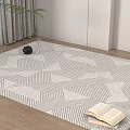 Square carpet 3d model