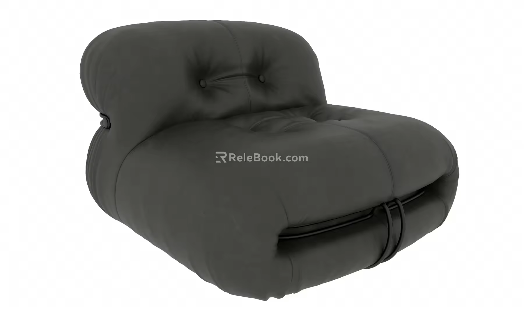 Modern Single Sofa 3d model