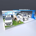 GAC Trumpchi Exhibition Booth With High End Chinese Brand New Power Cars