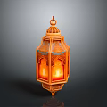Ornate Traditional Home Decor Lantern With Intricate Patterns And Warm Light