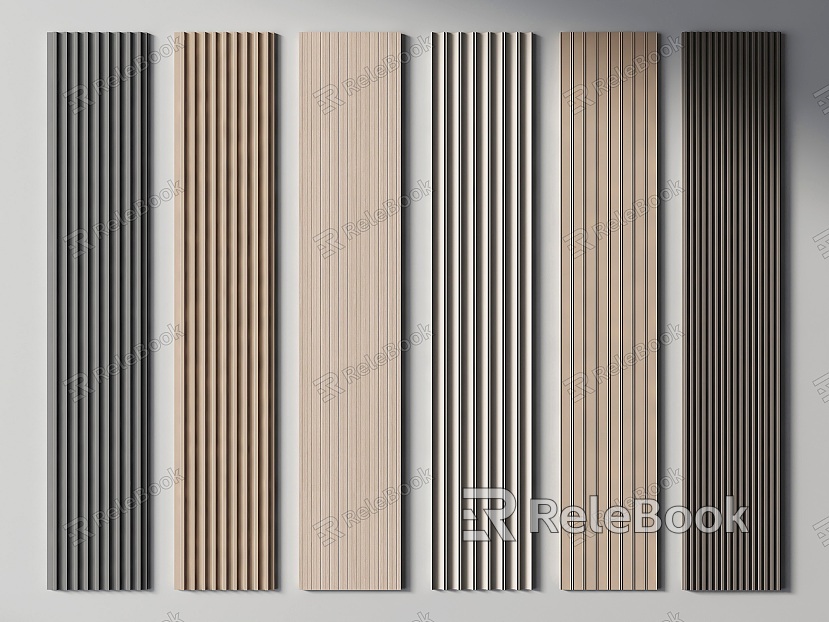 Modern wall panel model