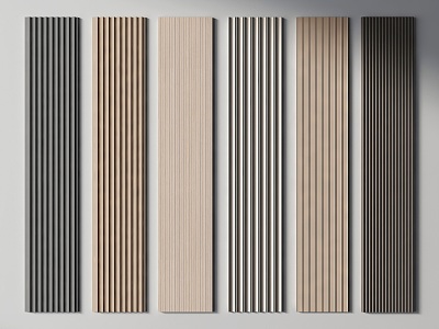 Modern wall panel 3d model