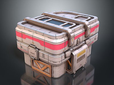 Sci-fi Capsule Space Capsule Hibernation Capsule Freezing Capsule Rest Capsule Rest Capsule 3d model