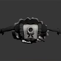 Detailed Maid Outfit 3D Character Model With Apron Black Stockings And Heels