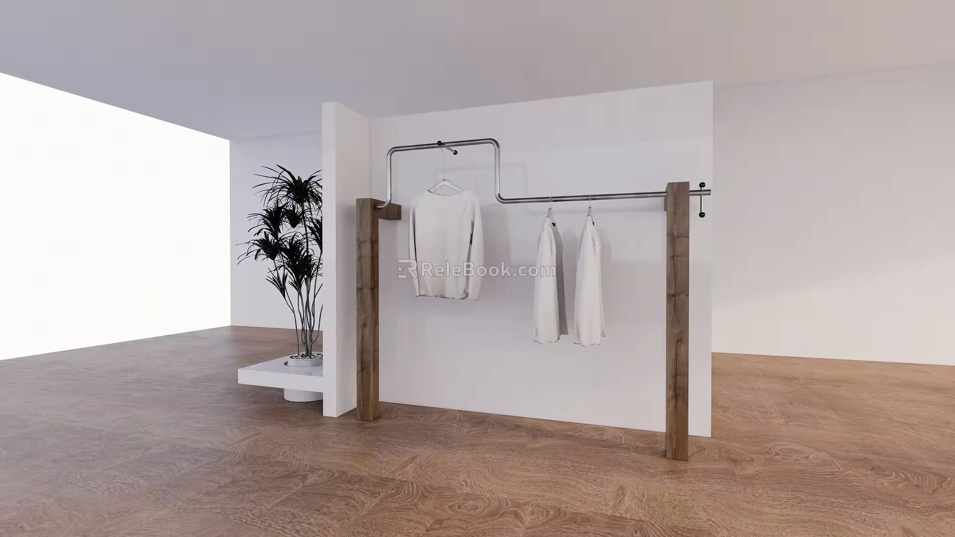 Simple Hanging Rack 3d model