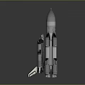 Realistic Space Shuttle Model With Fuselage Wings Engines And Detailed Design 3d model