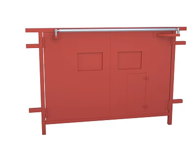 Damper Mine Damper Gate 3d model Damper Mine Damper Gate 3d model