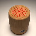 Comfortable Wooden Massage Chair with Red Dots Heating and Control Panel