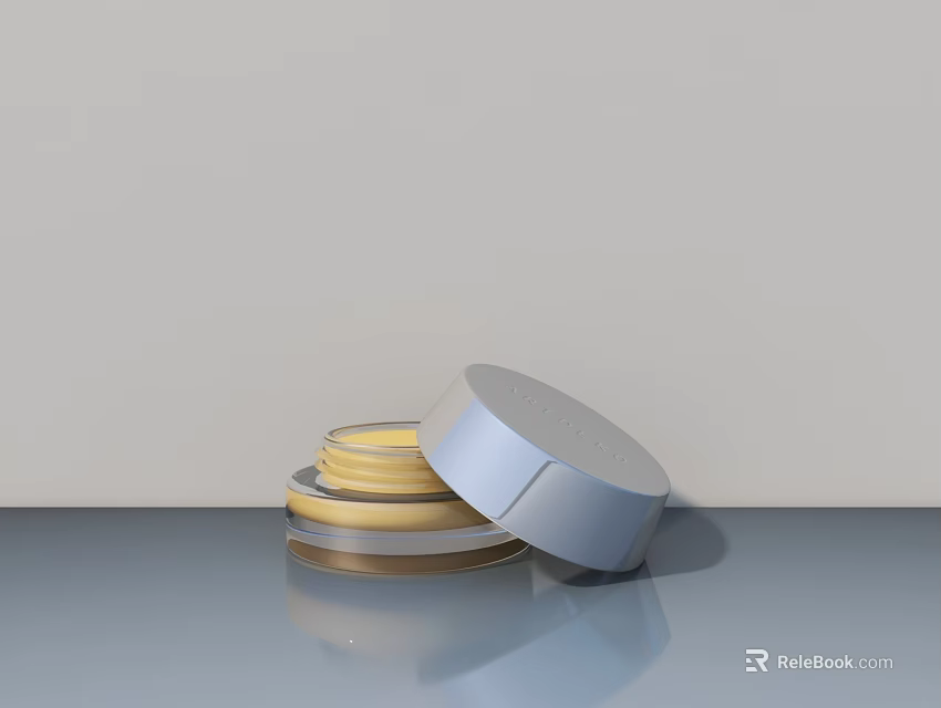 Modern Swing Door With Silver Frame And Smooth Surface For Interior Spaces 3d model