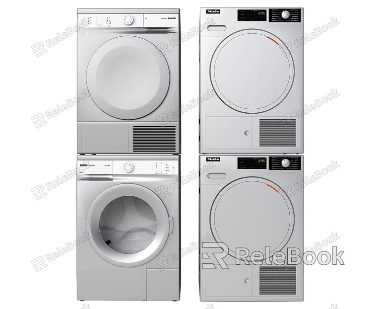 Modern washer dryer combination model