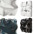 Three-dimensional wall ornaments 3d model