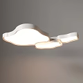 Modern Minimalist Ceiling Lights With Unique Cloud And Petal Shaped Designs Soft White Lighting 3d model