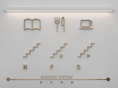 Pendant Books Dining Room 3d model