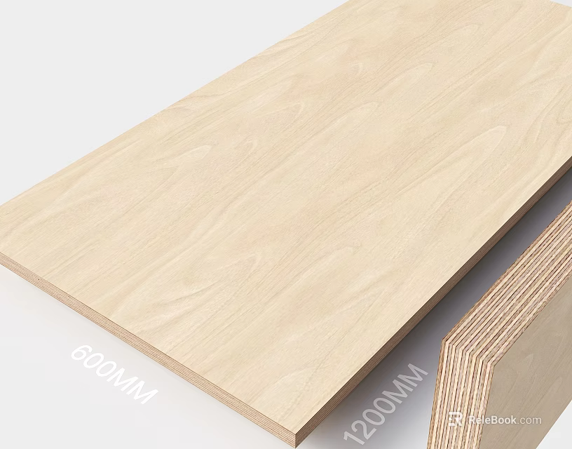Wooden Wall Paneling 500mm x 1200mm Size For Interior Decoration 3d model 