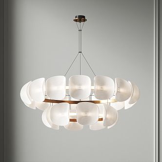 Modern chandelier 3d model