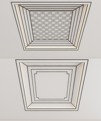 New Chinese Ceiling 3d model