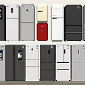 Modern Refrigerators Freezers With Various Colors And Styles For Home Use