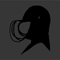Medieval Knight Warrior Using Metal Helmet With Visor And Vintage Armor Design