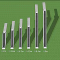 Modern elevator commonly used escalator 3d model
